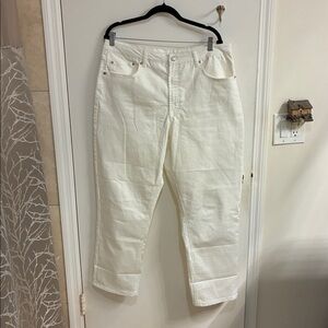 Frye Women's White Jeans in Sz 14/32